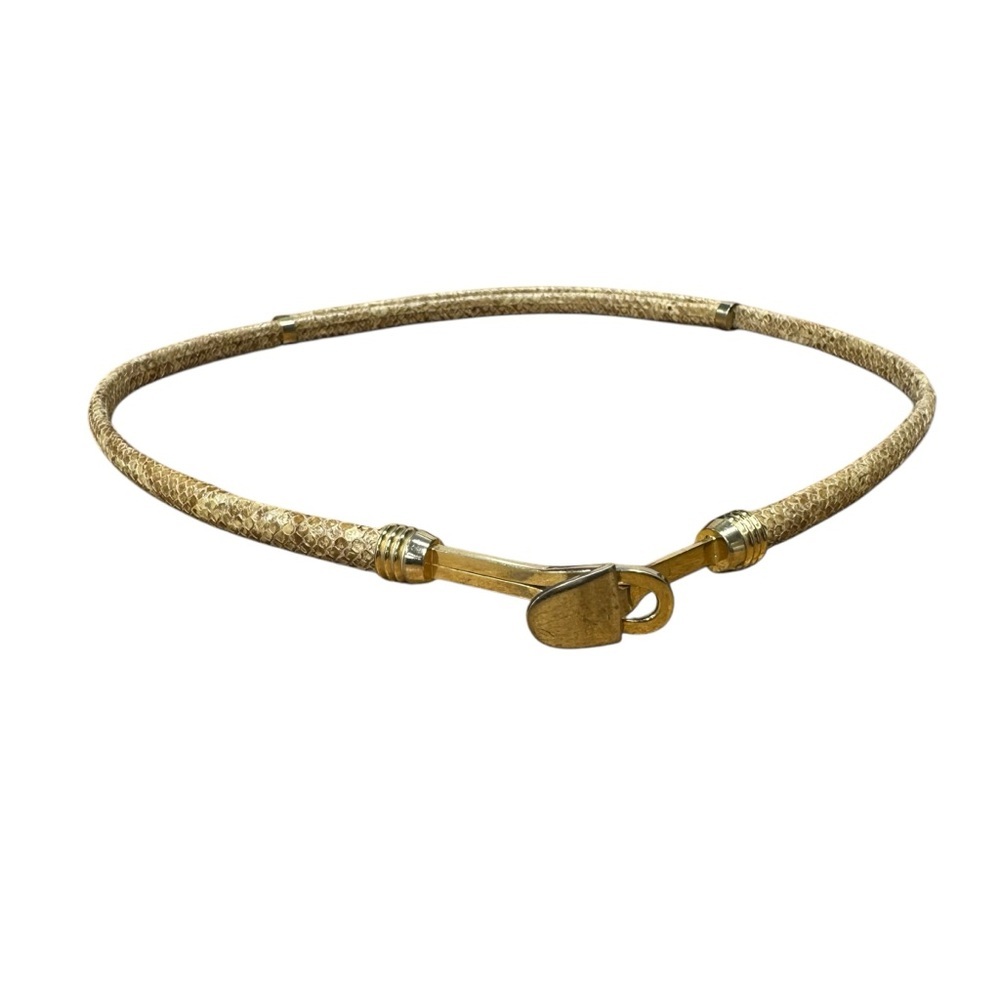 Genuine Snake Skin Belt Women's Adjustable Size 20”-35” Vintage Y2K
